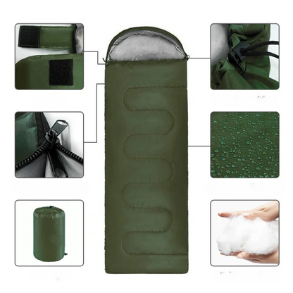 Ultra-Light Outdoor Sleeping Bag – Cozy for 5°C to 25°C | ribuella