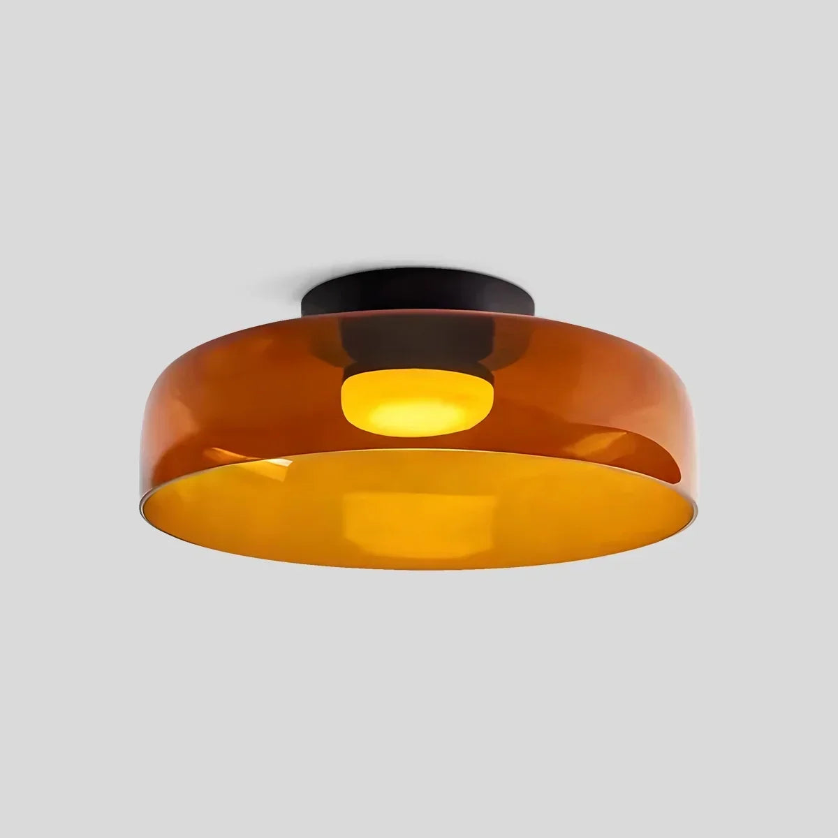 Colored Glass Bedroom Ceiling Light With Soothing Diffused Glow
