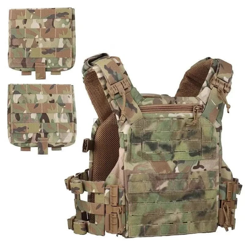 Vestă modulară Vanguard Armor Carrier — sistem de eliberare rapidă, MOLLE decupat cu laser