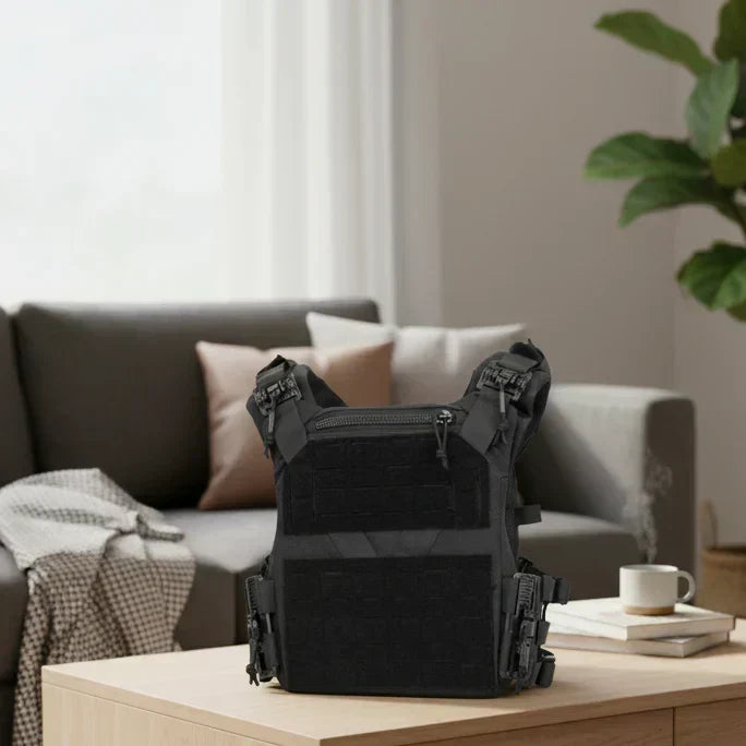 Vestă modulară Vanguard Armor Carrier — sistem de eliberare rapidă, MOLLE decupat cu laser