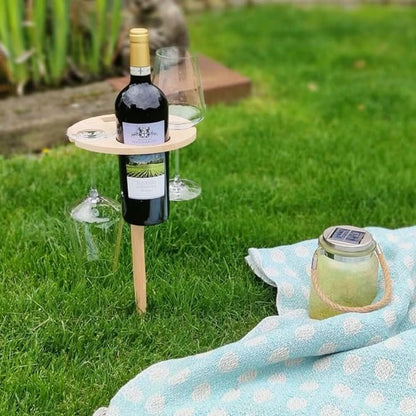 Stylish Outdoor Wine Stand – Perfect for Picnics and Gatherings | ribuella