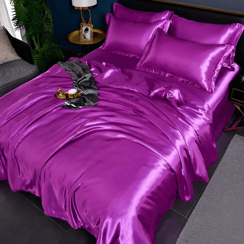 Silk Bed Linen Set for Comfortable and Luxurious Sleep | ribuella