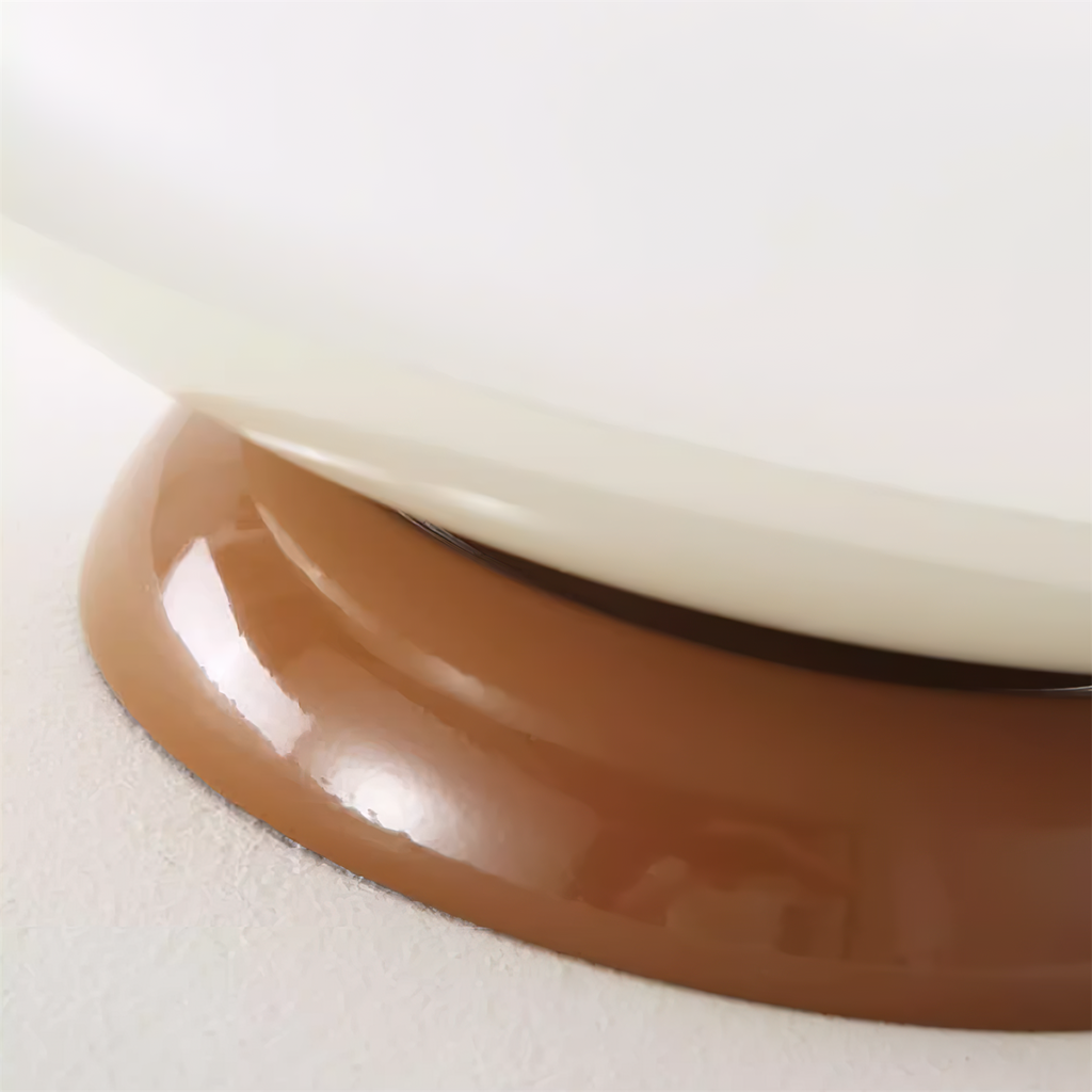 Plafonnier en forme de bol Aurora — luminaire rétro bicolore