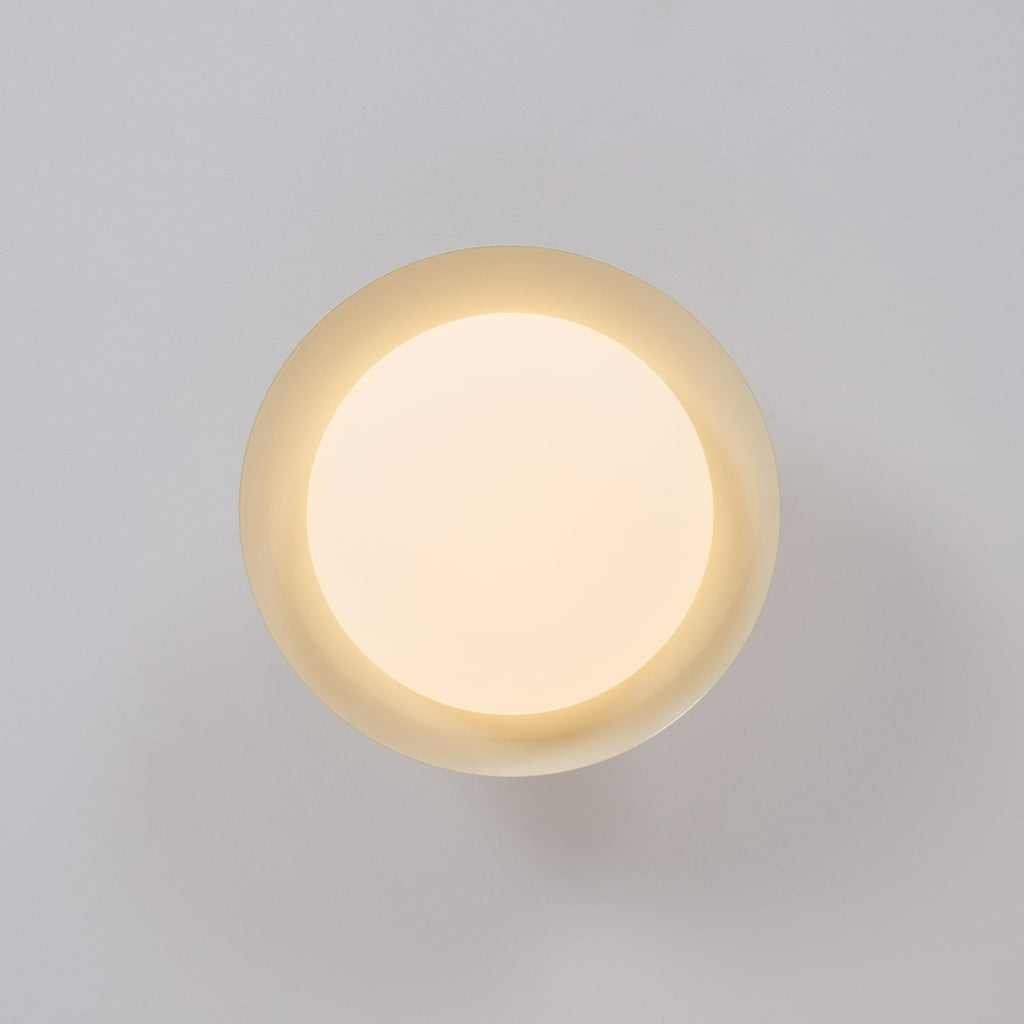 Plafonnier en forme de bol Aurora — luminaire rétro bicolore