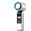 Rechargeable Portable Handheld Fan — Clear Digital Display
