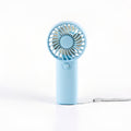 Ventilatore portatile compatto alimentato a batteria, comandi semplici