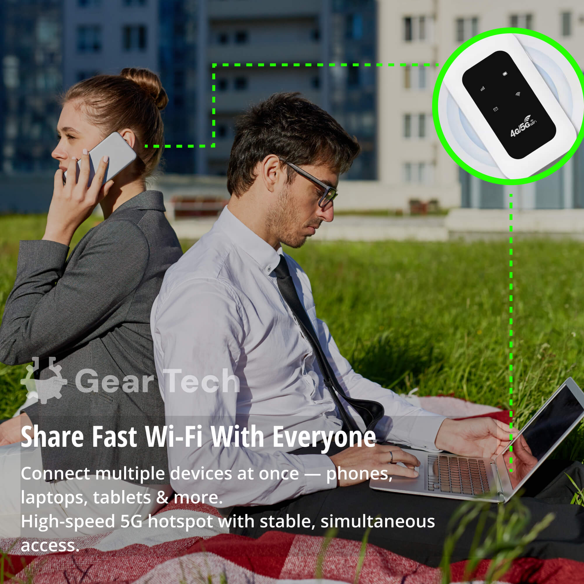 Compact Portable WiFi Router Fast Stable Connection Quick Easy Setup