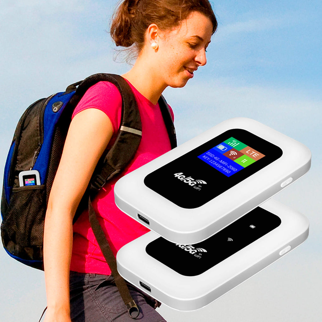 Compact Portable WiFi Router Fast Stable Connection Quick Easy Setup