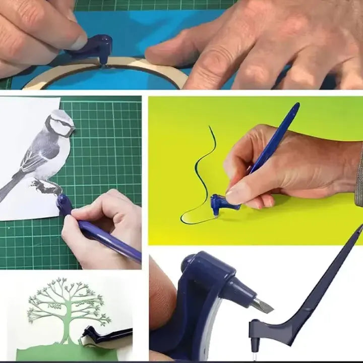 Conjunto de 2 ferramentas de corte de precisão – inclui lâminas substituíveis | ribuella