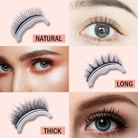 Reusable Self-Adhesive Eyelashes for Professional Use | ribuella