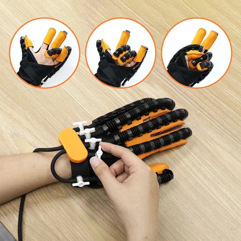 Gant d’entraînement à prise pneumatique GripNova — thérapie de préhension automatisée