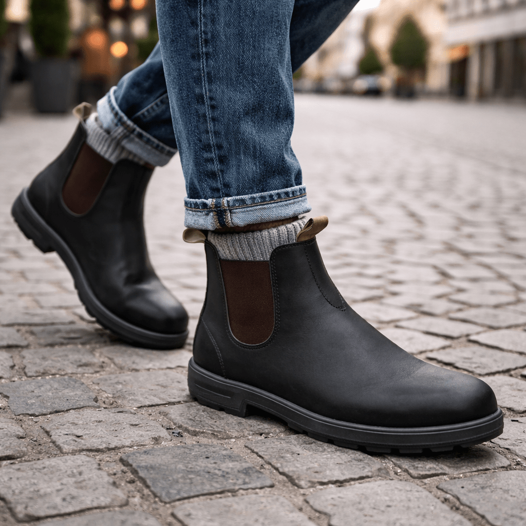 TrailStride Chelsea Boots — Traction Outsole, Gusseted Panels