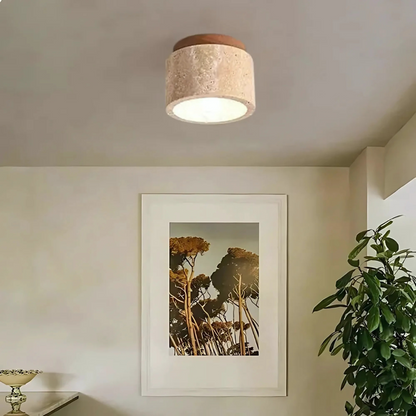 Serene Glow Minimalist Ceiling Light for Elegant Spaces | ribuella