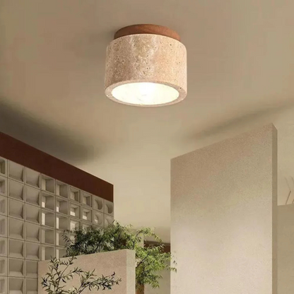 Serene Glow Minimalist Ceiling Light for Elegant Spaces | ribuella