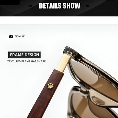 UV400 Protection Retro Square Sunglasses | ribuella