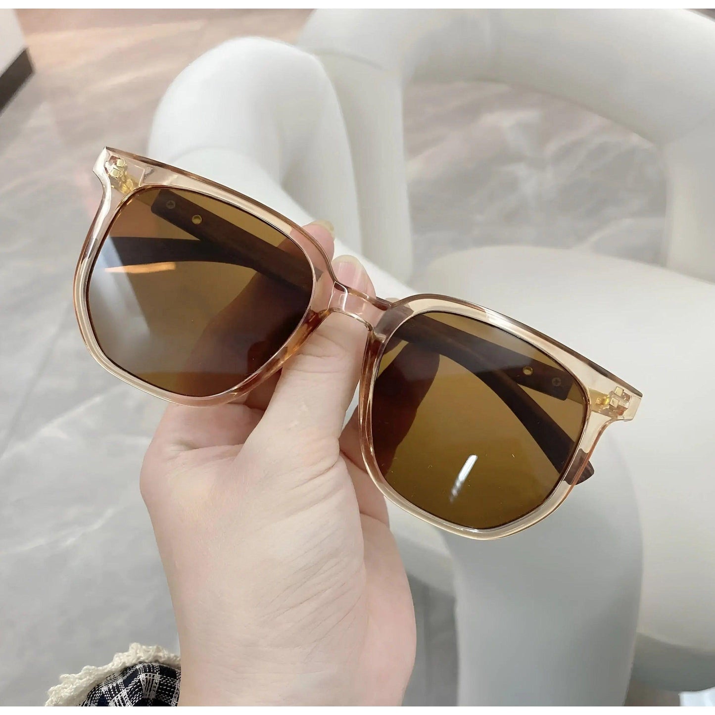 UV400 Protection Retro Square Sunglasses | ribuella