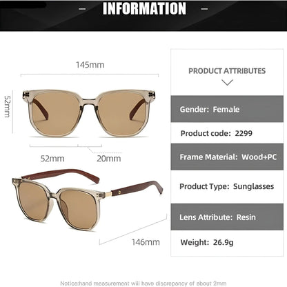 UV400 Protection Retro Square Sunglasses | ribuella