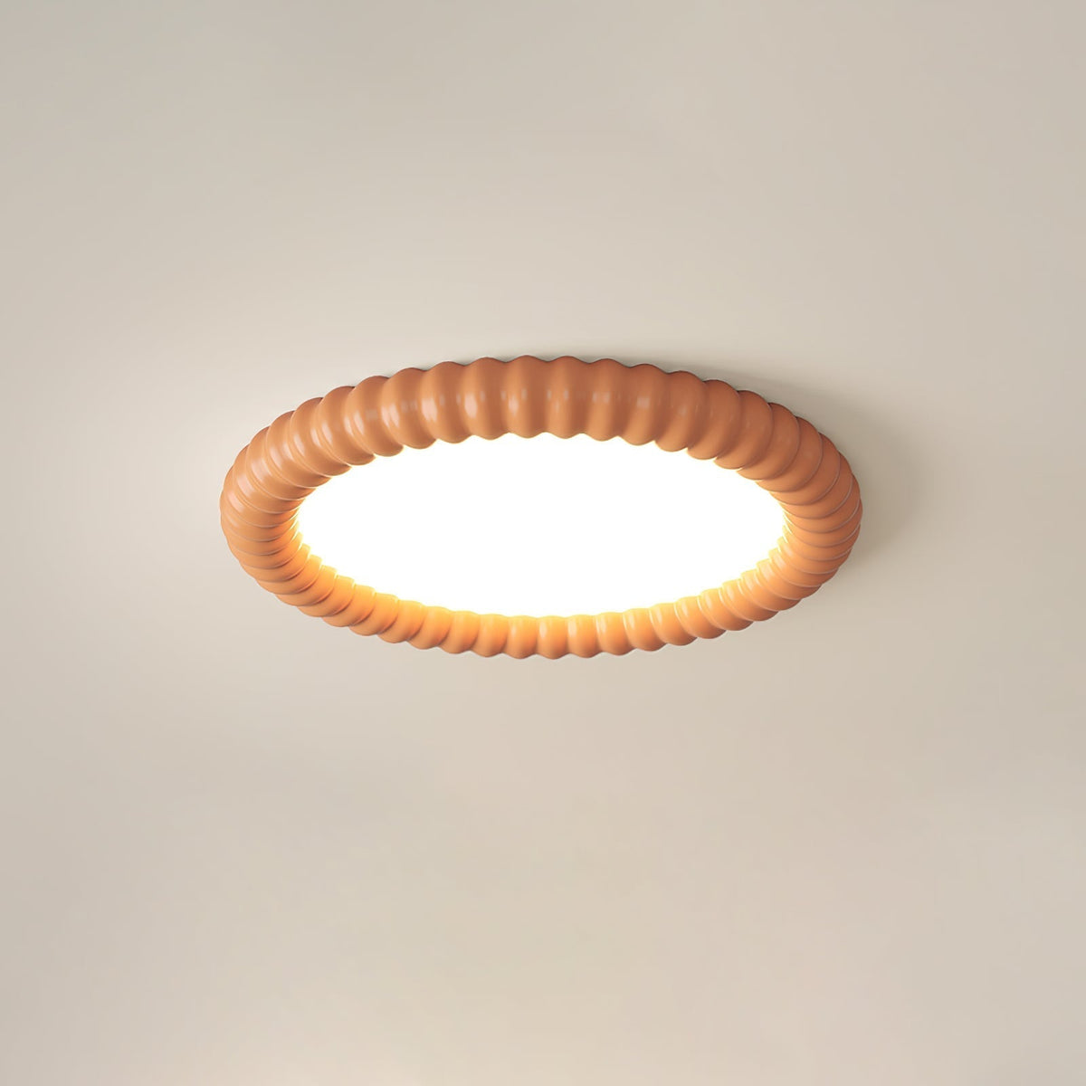 LumaWave Sculptural Ceiling Lamp With Dynamic Wavy Light Pattern