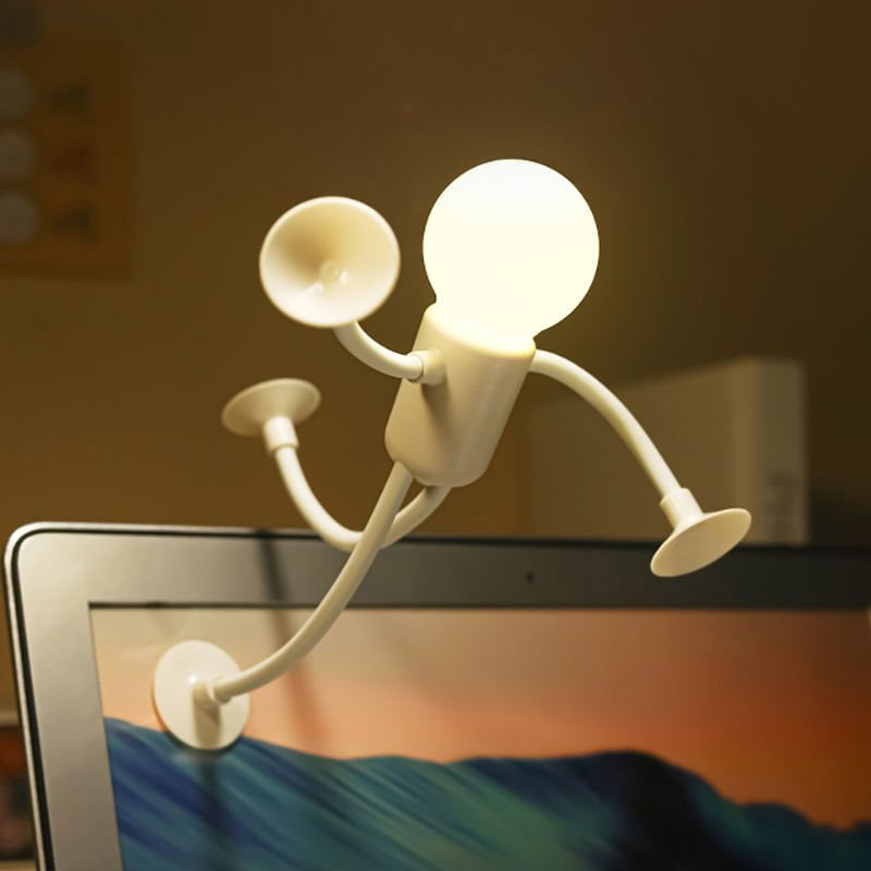 Robot Table Lamp - Fun Design - LED Light - Decorative Home Lighting | ribuella