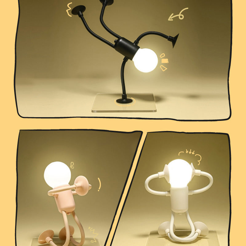Robot Table Lamp - Fun Design - LED Light - Decorative Home Lighting | ribuella