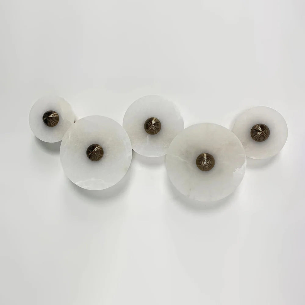 Decorative Round LED Wall Light, Gentle Flush Mount Fixture