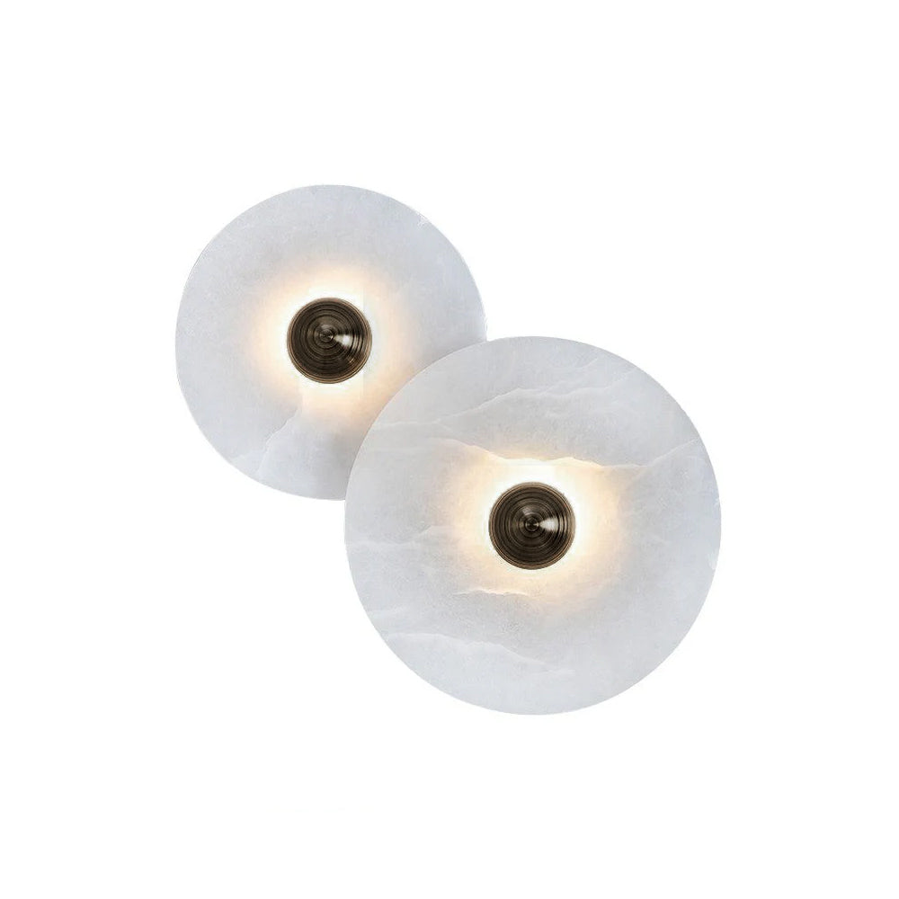 Decorative Round LED Wall Light, Gentle Flush Mount Fixture