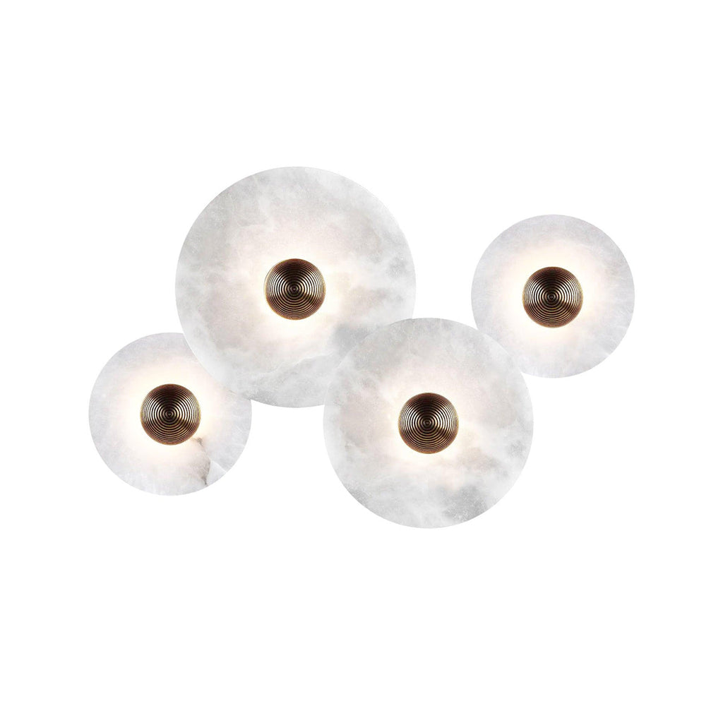 Decorative Round LED Wall Light, Gentle Flush Mount Fixture