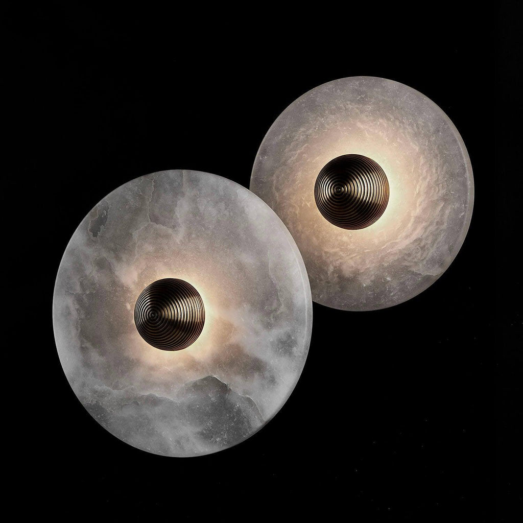 Decorative Round LED Wall Light, Gentle Flush Mount Fixture