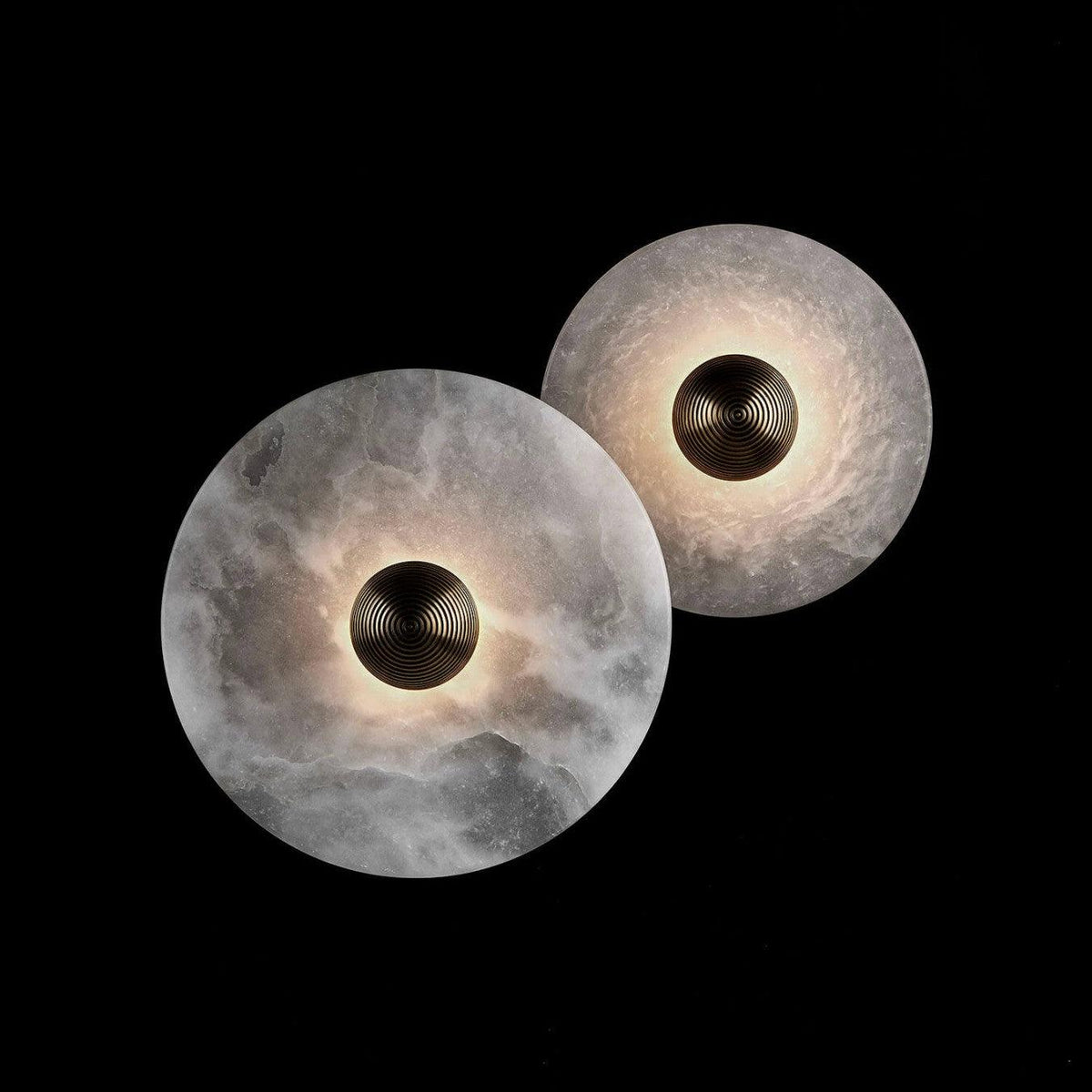 Decorative Round LED Wall Light, Gentle Flush Mount Fixture