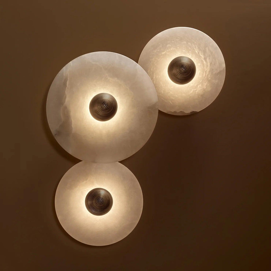 Decorative Round LED Wall Light, Gentle Flush Mount Fixture