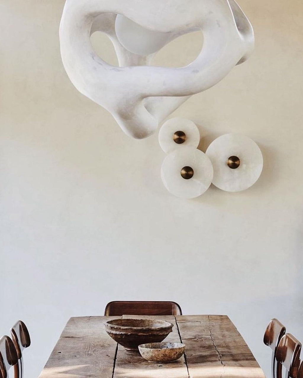 Decorative Round LED Wall Light, Gentle Flush Mount Fixture