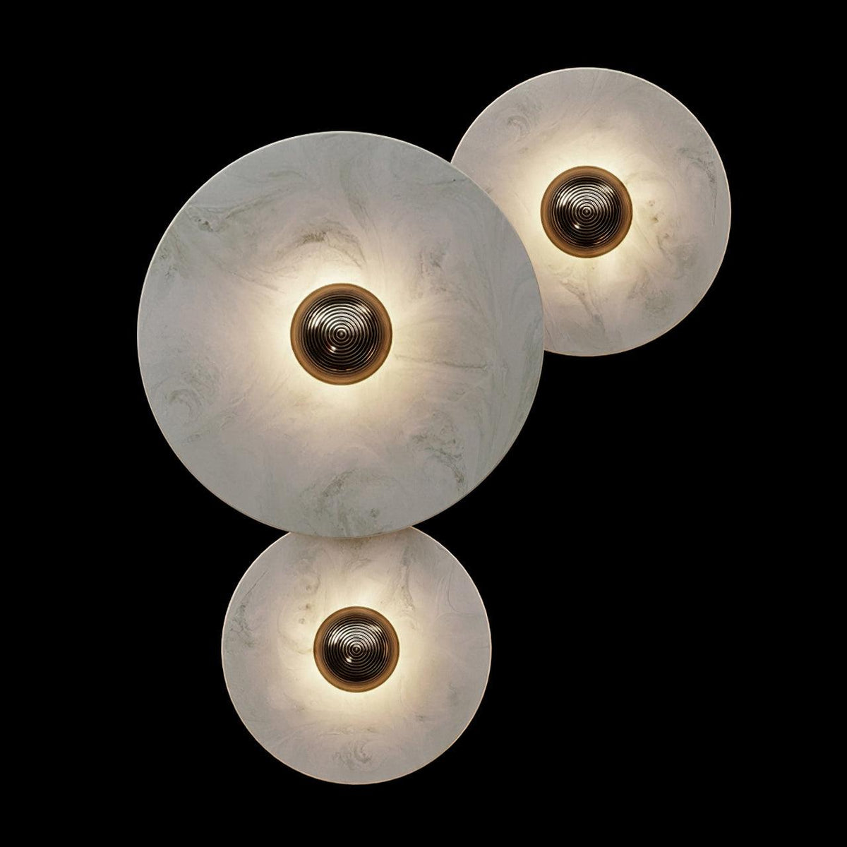 Decorative Round LED Wall Light, Gentle Flush Mount Fixture