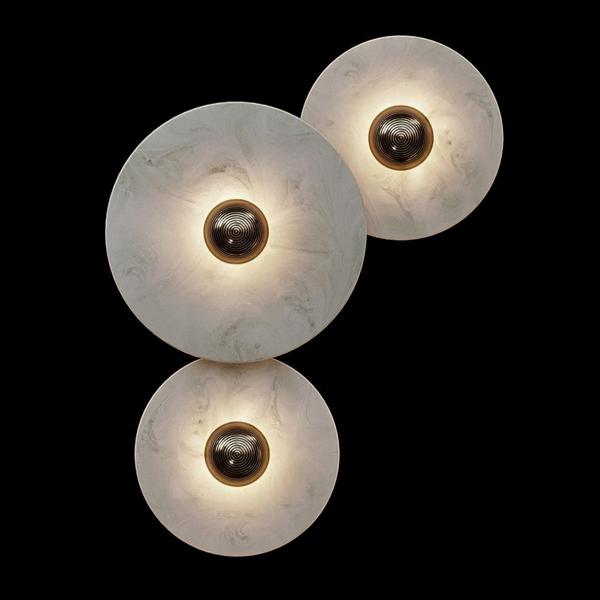 Decorative Round LED Wall Light, Gentle Flush Mount Fixture