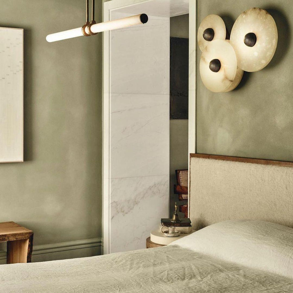Decorative Round LED Wall Light, Gentle Flush Mount Fixture
