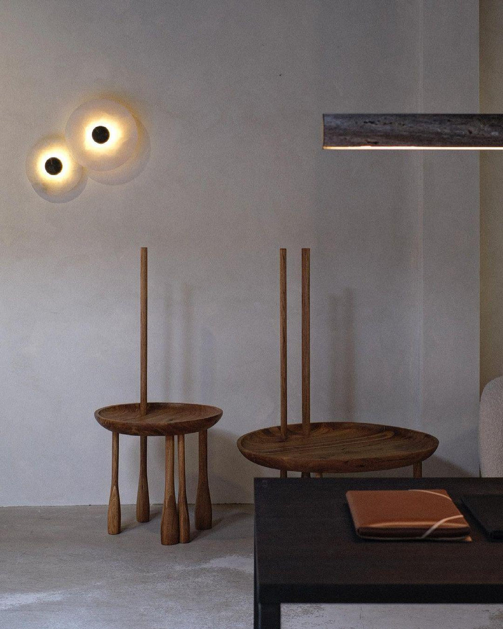 Decorative Round LED Wall Light, Gentle Flush Mount Fixture