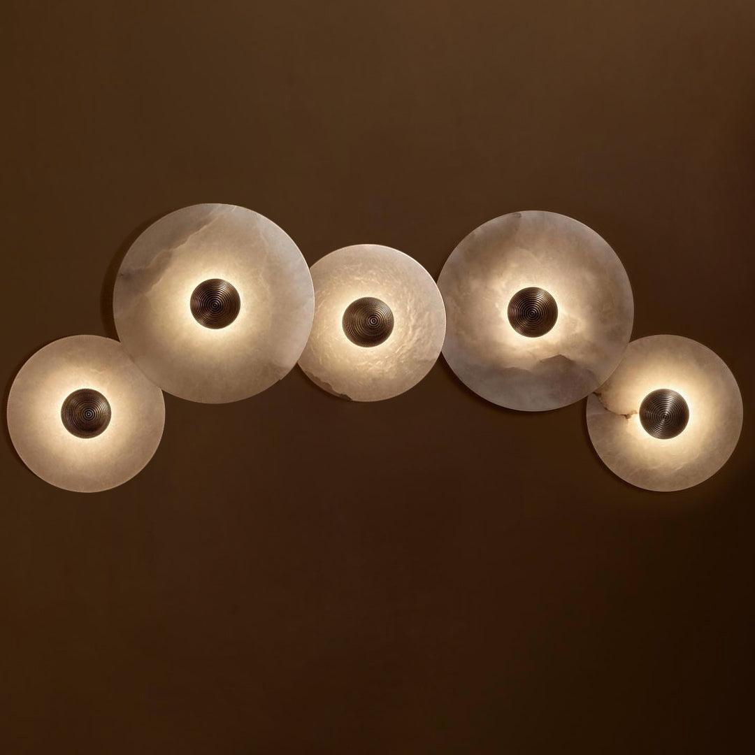 Decorative Round LED Wall Light, Gentle Flush Mount Fixture