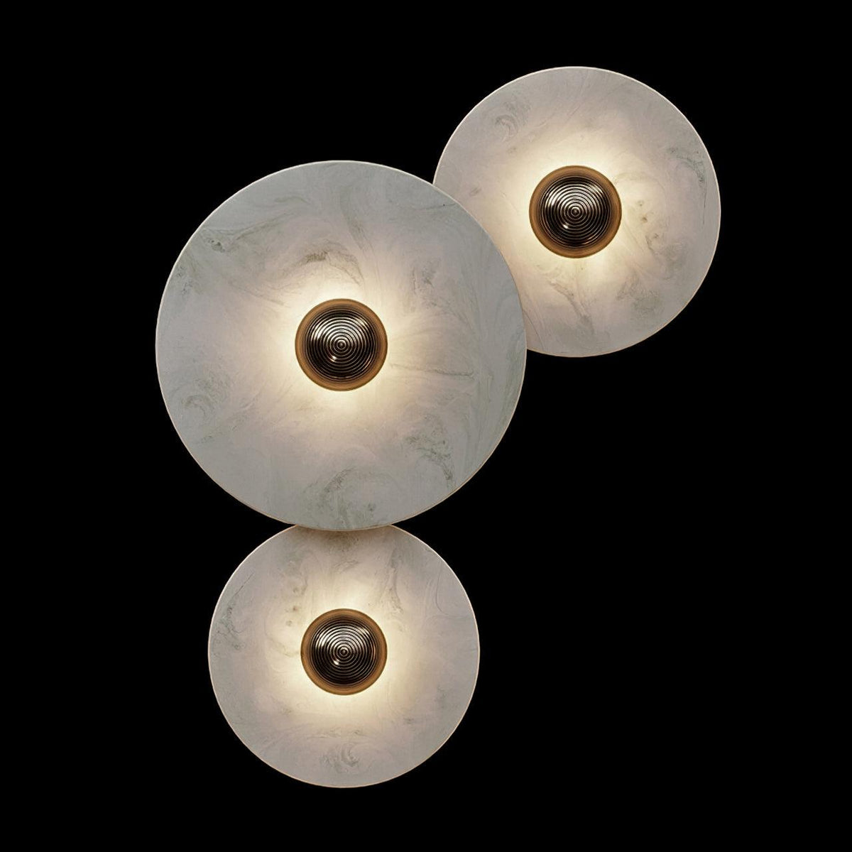 Decorative Round LED Wall Light, Gentle Flush Mount Fixture