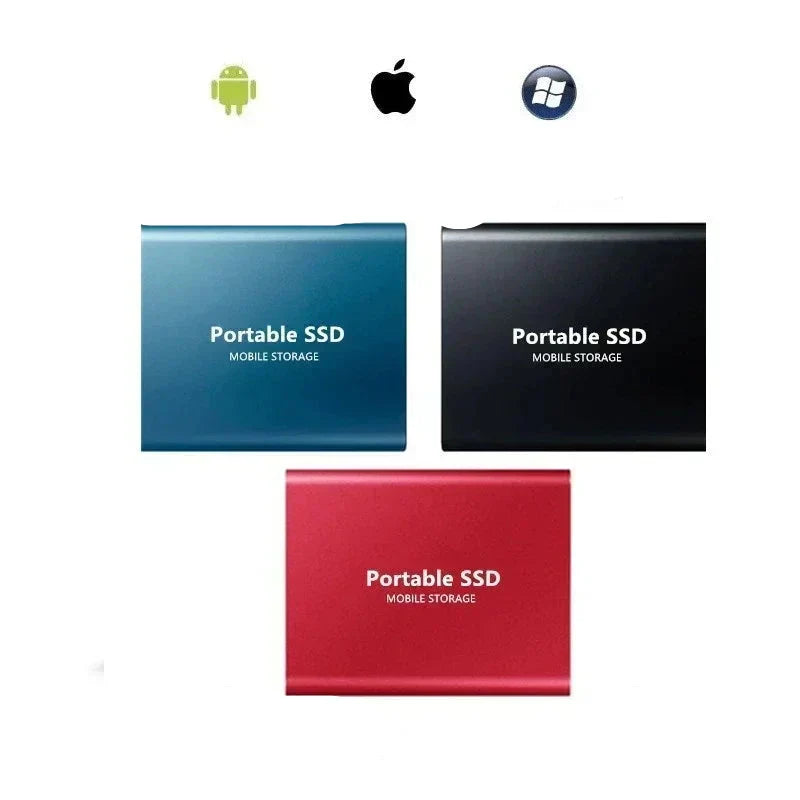 Slim Portable External Hard Drive — Compact Design For Daily Digital File Storage