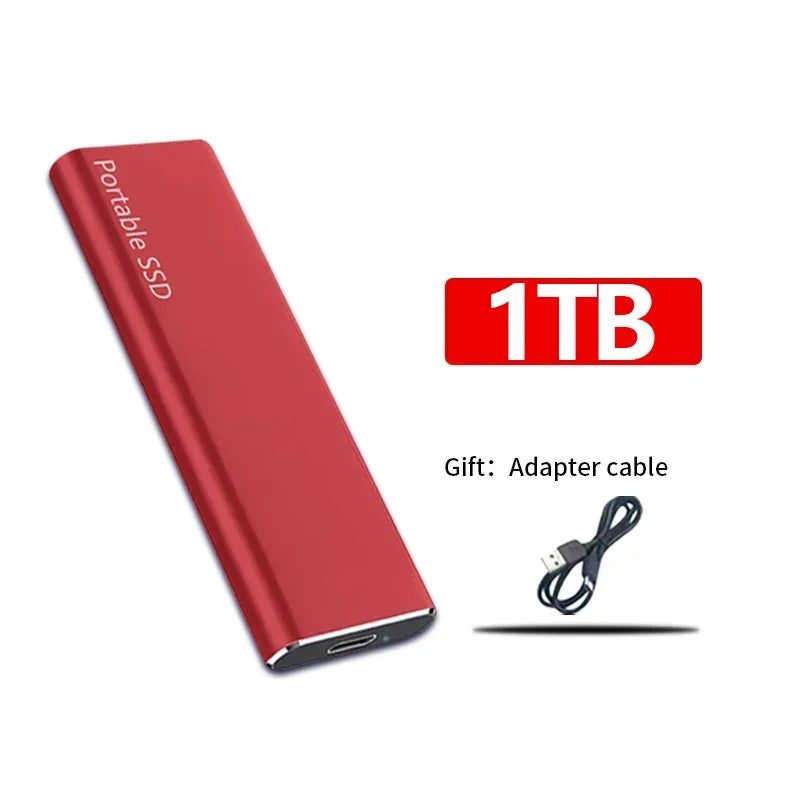 便携式外置SSD高速存储盘 USB 3.2纤薄设计