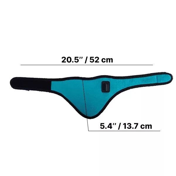 Envoltura cervical eléctrica ajustable con calefacción, ajuste ceñido y terapia de calor suave
