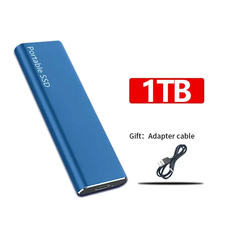 便携式外置SSD高速存储盘 USB 3.2纤薄设计