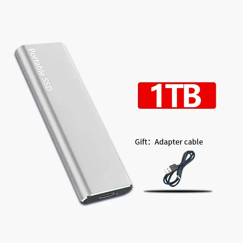便携式外置SSD高速存储盘 USB 3.2纤薄设计