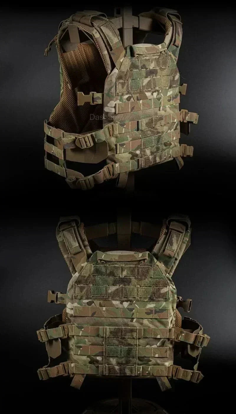 Vanguard Armor Carrier Modular Vest — Quick Release Laser Cut MOLLE