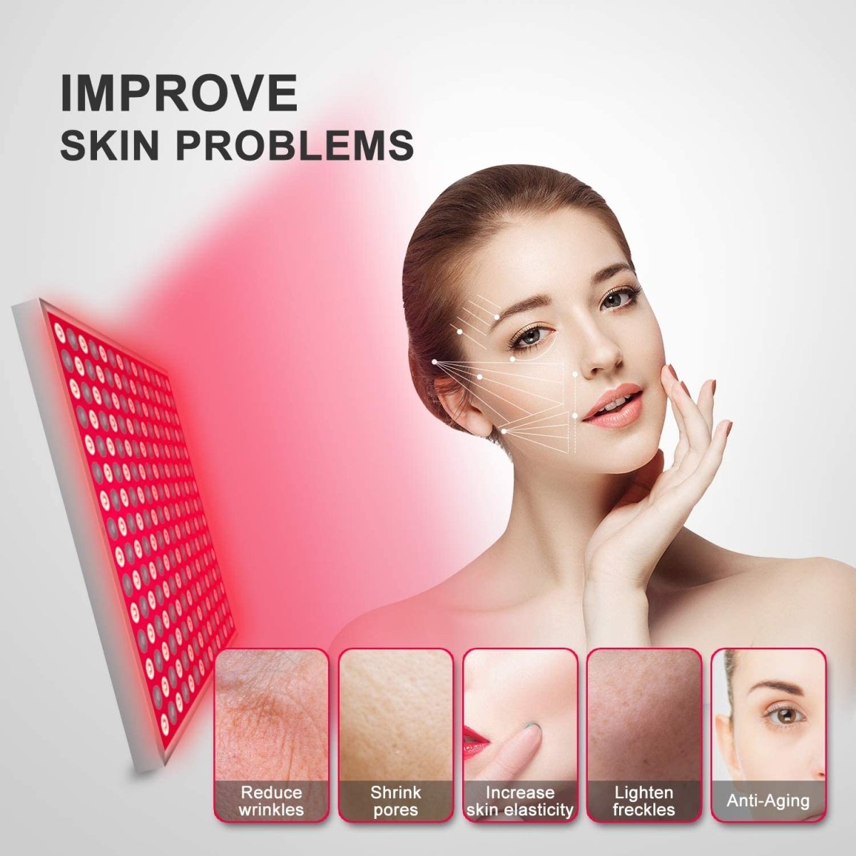 Revitalizing Light Therapy Device for Skin Renewal and Comfort | ribuella