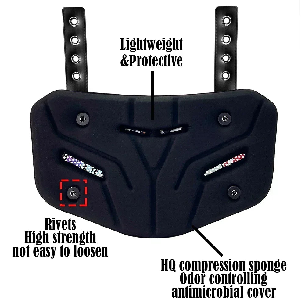 GRIDGUARD 人間工学設計のバックプレート - 衝撃吸収、通気性
