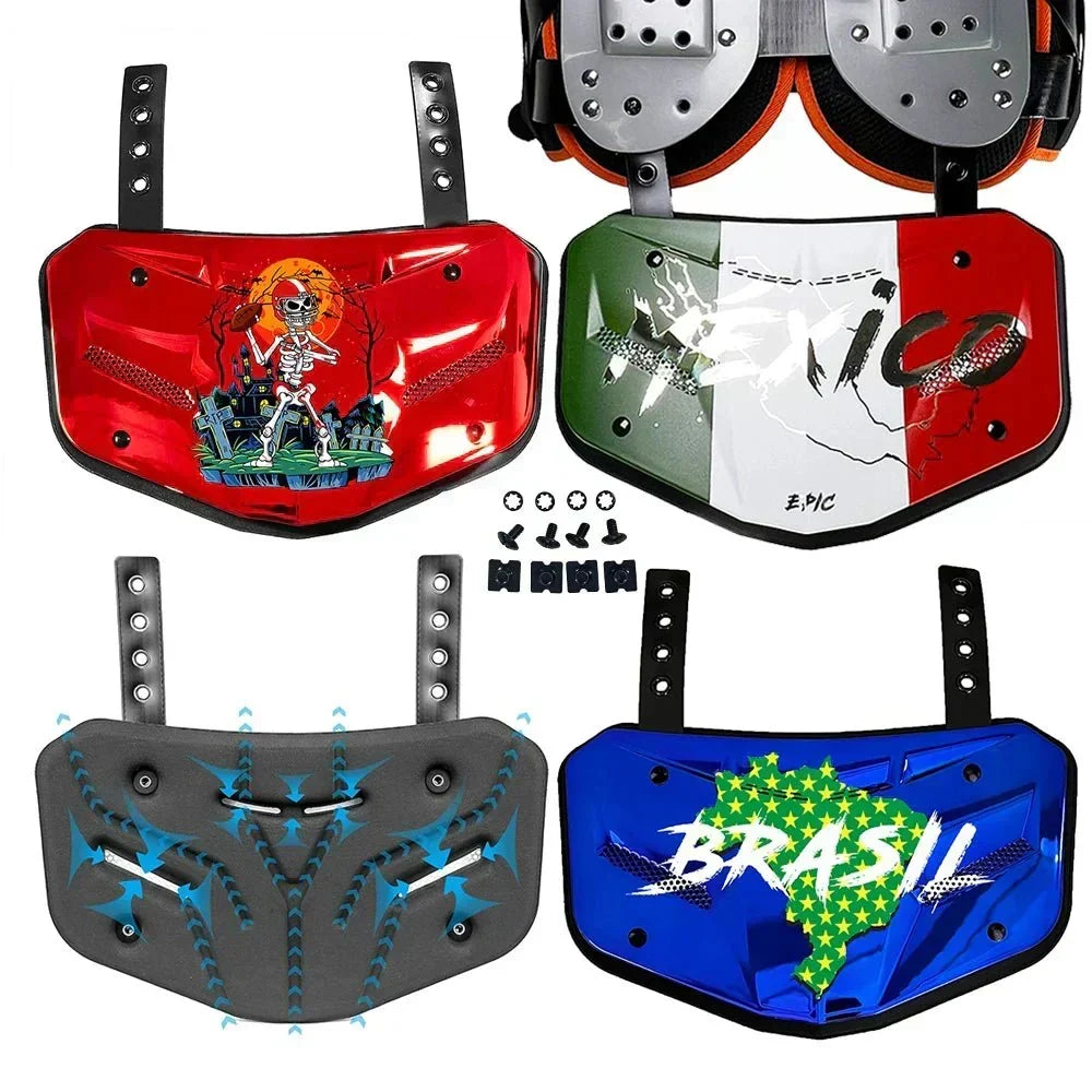 GRIDGUARD Anatomical Back Plate — Shock-Absorbing, Ventilated