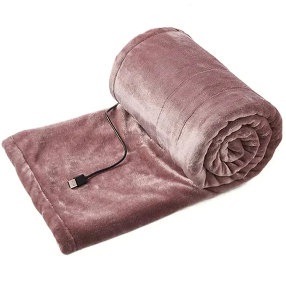 CuraWarm Portable USB Heating Blanket, 3 Heat Settings