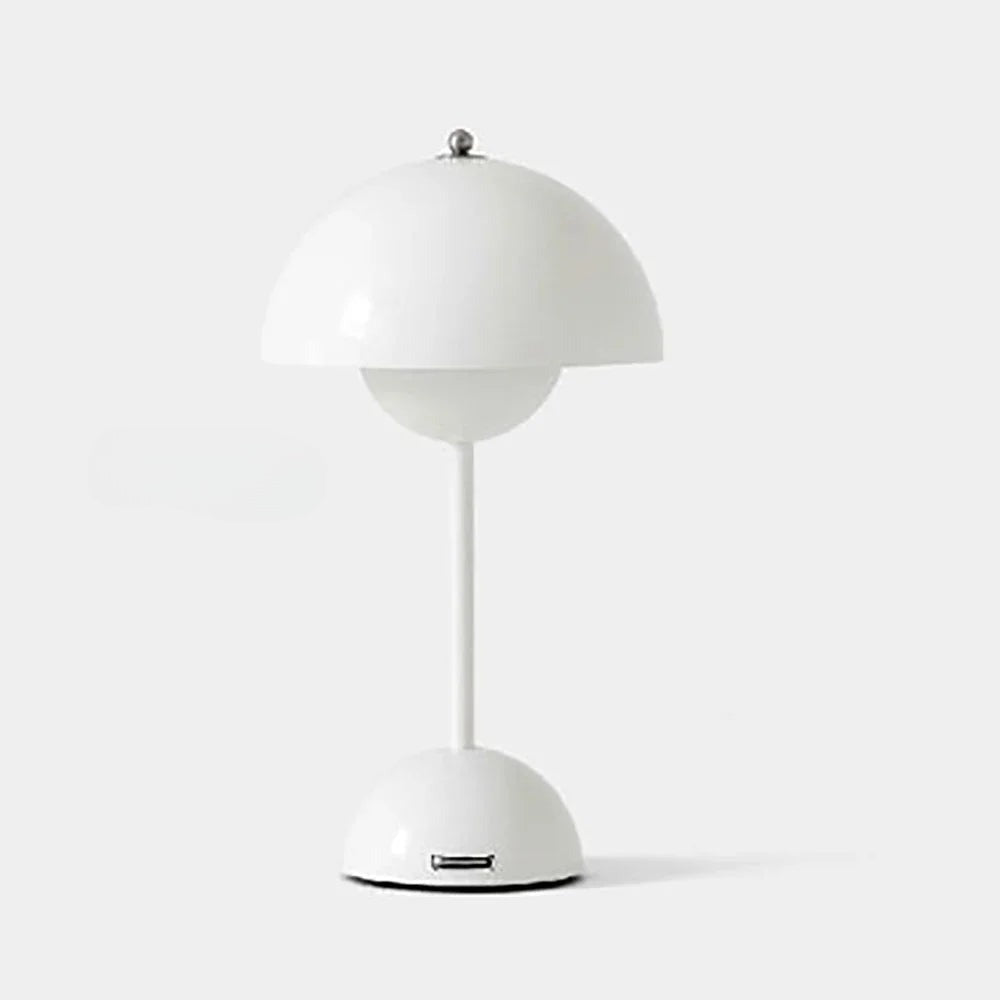 Ładowana lampka LED PetalGlow w kształcie pąka kwiatu, bezprzewodowa konstrukcja