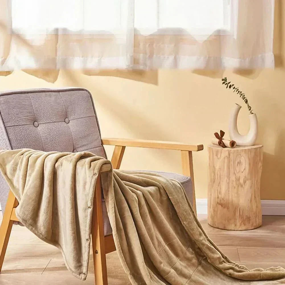 CuraWarm Portable USB Heating Blanket, 3 Heat Settings
