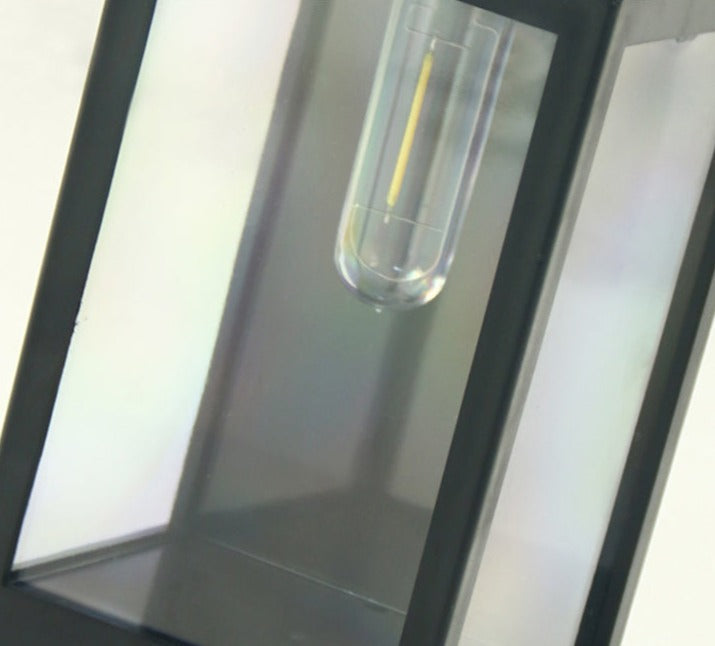 Zasilana energią słoneczną energooszczędna lampa ścienna — ciepła poświata, trwała konstrukcja
